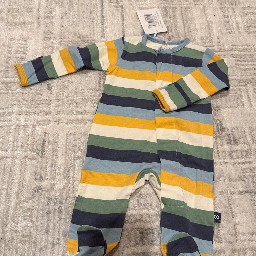 NWT Magnetic Me Colorful Striped Kids One Piece